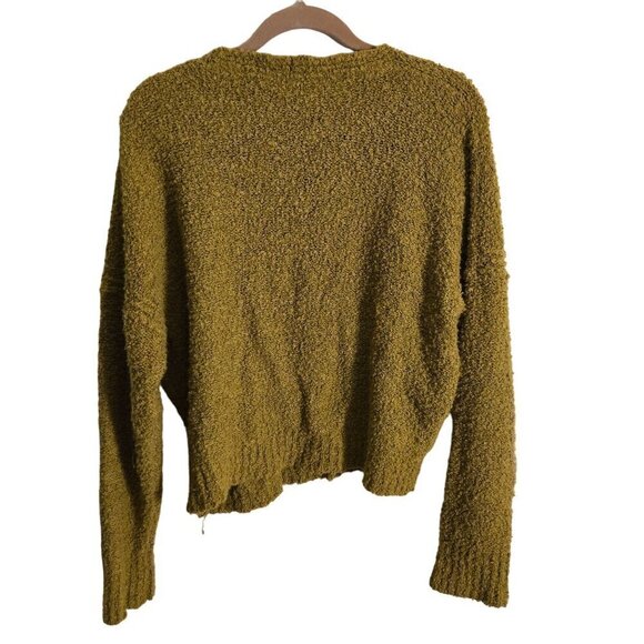 Free People Finders Keepers V Neck Sweater Athens Moss Size S - Picture 3 of 10